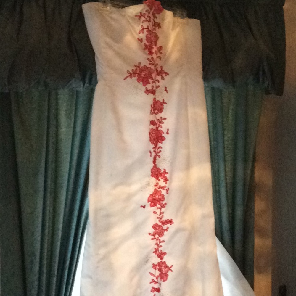 Worn once! Exquisite gown with shawl!